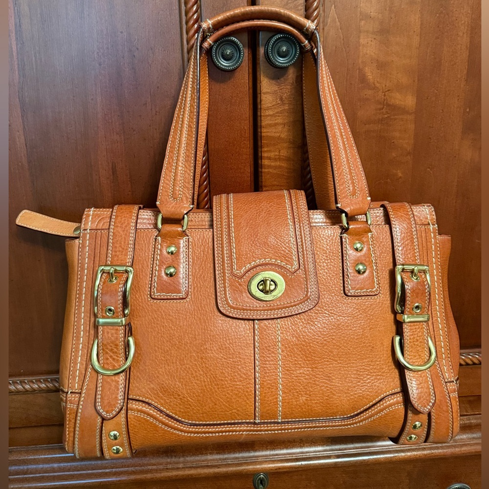 Vintage Coach Leather Bag